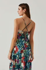 Lbruh Gaia Floral Midi Dress