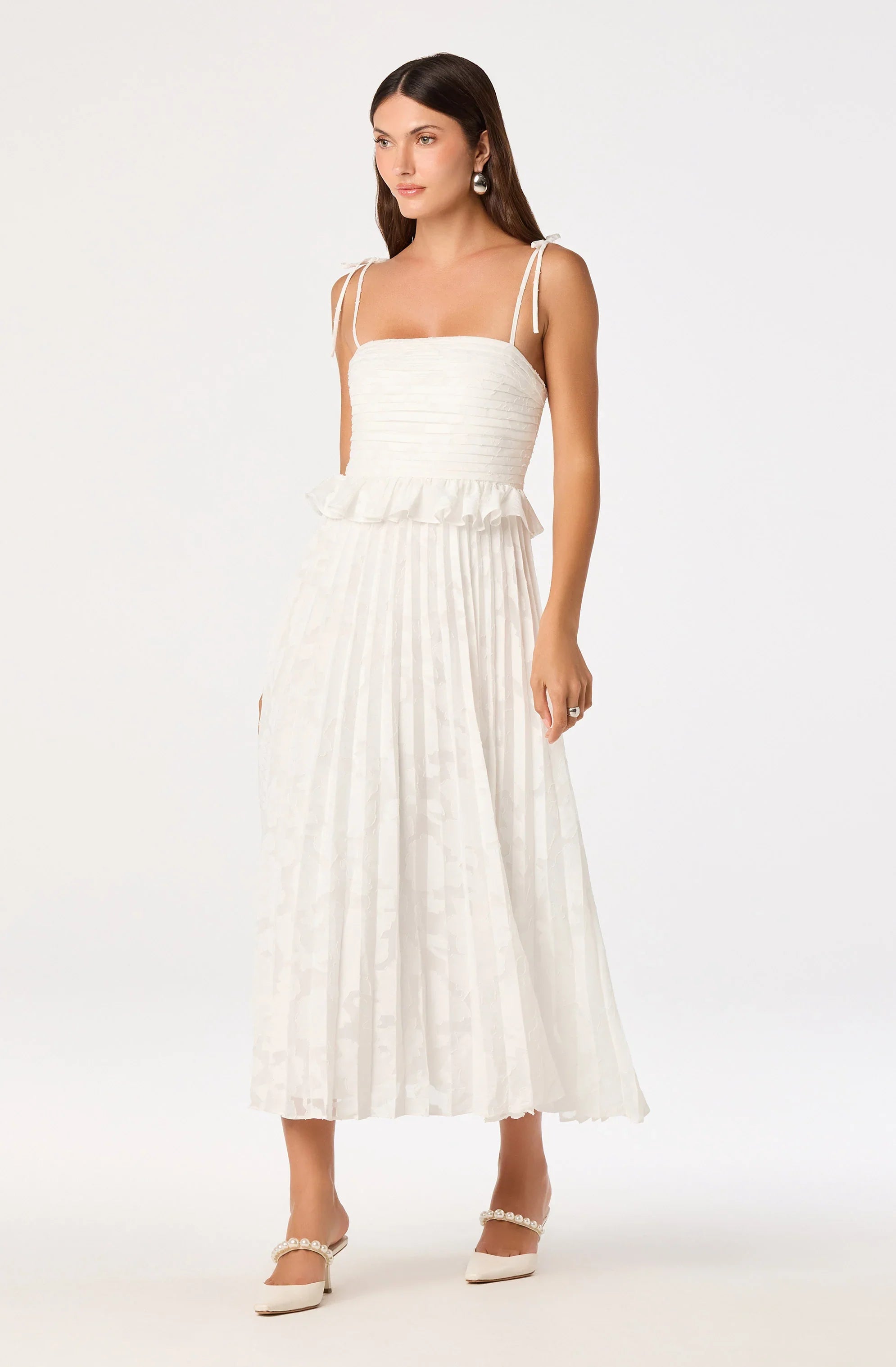 Inixyf Emerys Pleated Midi Dress