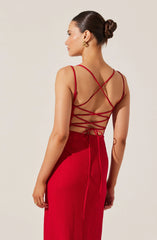 Lbruh Brinda Wrap Midi Dress