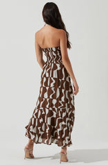 Lbruh Mariella Halter Maxi Dress