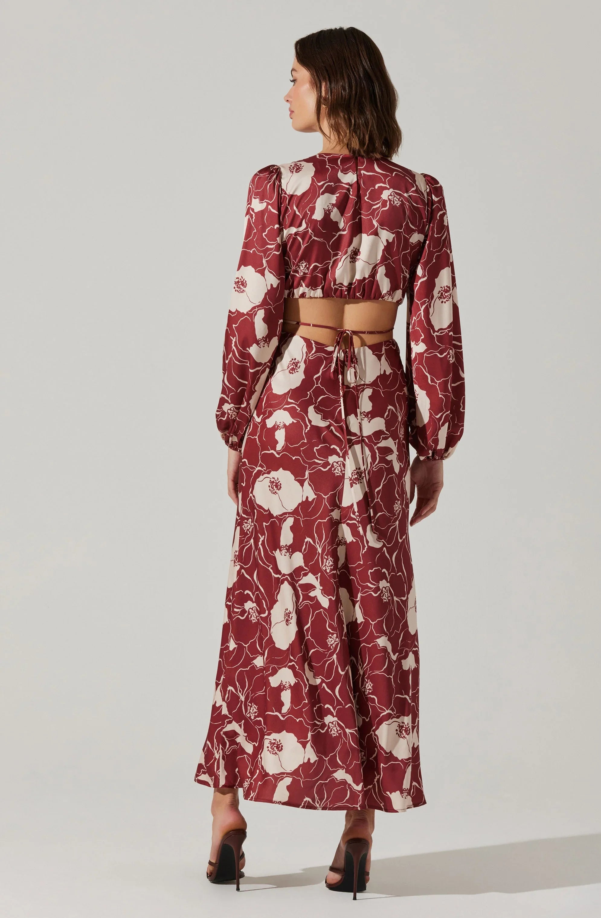 Lbruh Quinn Floral Cutout Maxi Dress