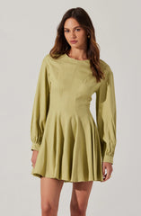 Lbruh Elowyn Linen Blend Skater Dress