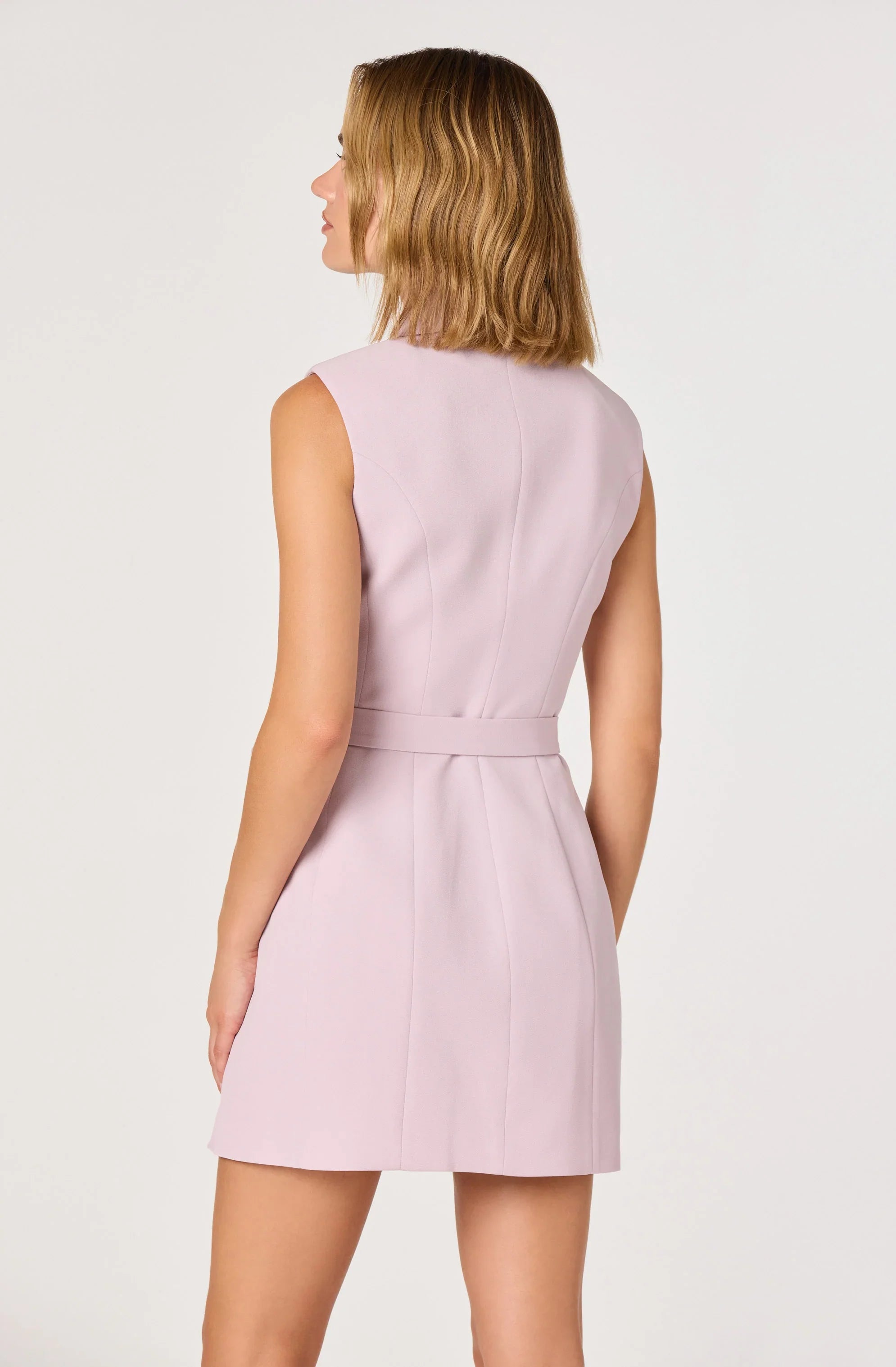 Inixyf Kesari Sleeveless Blazer Mini Dress