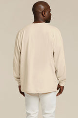 Long Sleeve Boxy Tee | Bone