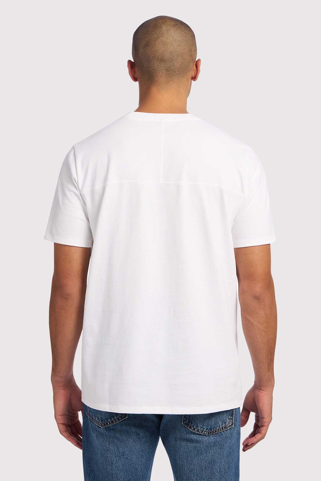Men's Steady Seamed Tee | White