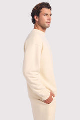 Vintage Fleece Men's Crewneck | Washed Bone