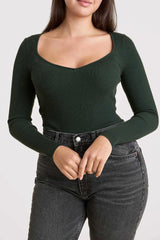 Sweetheart Sweater Bodysuit