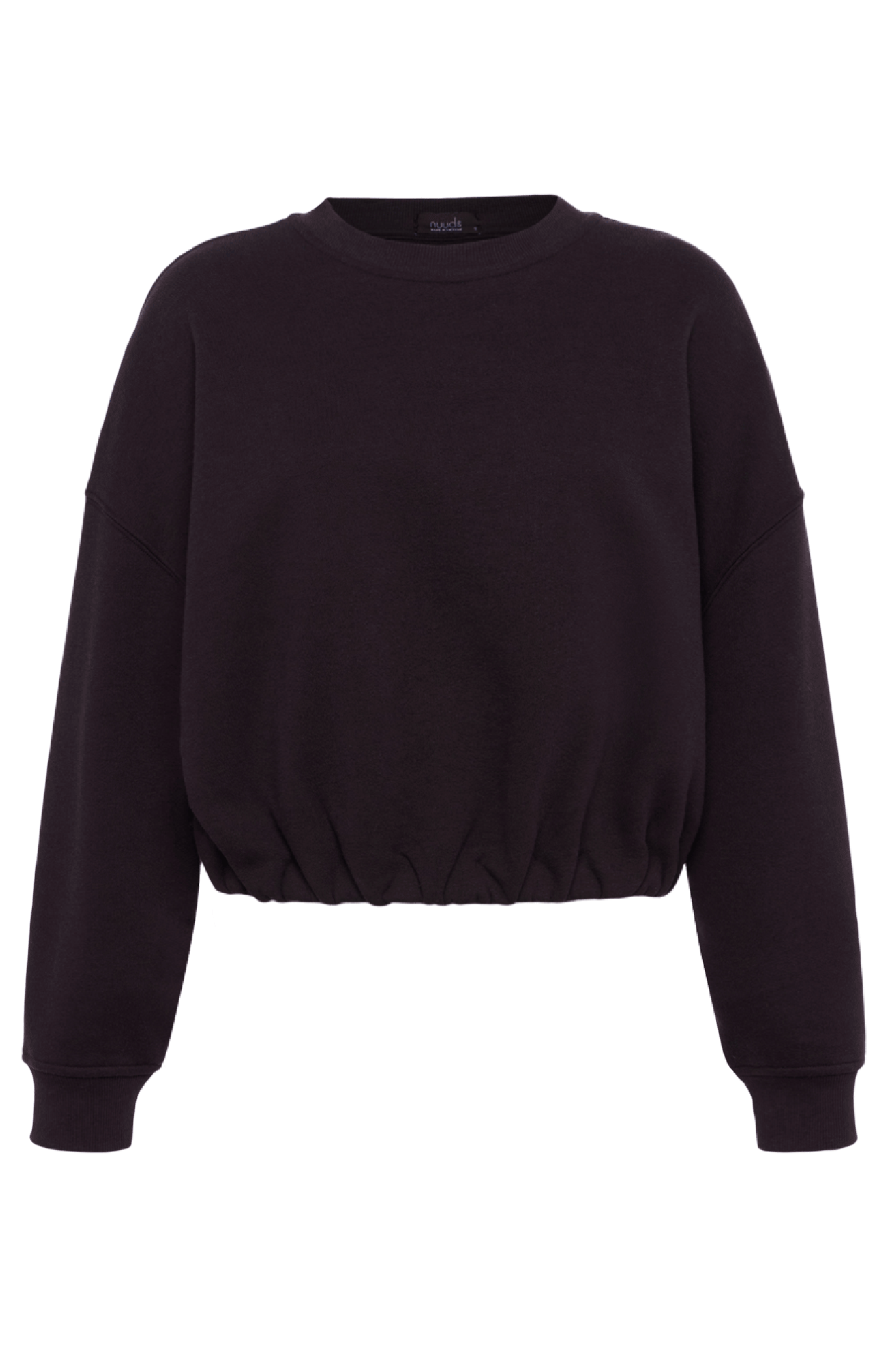 Vintage Fleece Cinch Waist Sweatshirt | Eggplant
