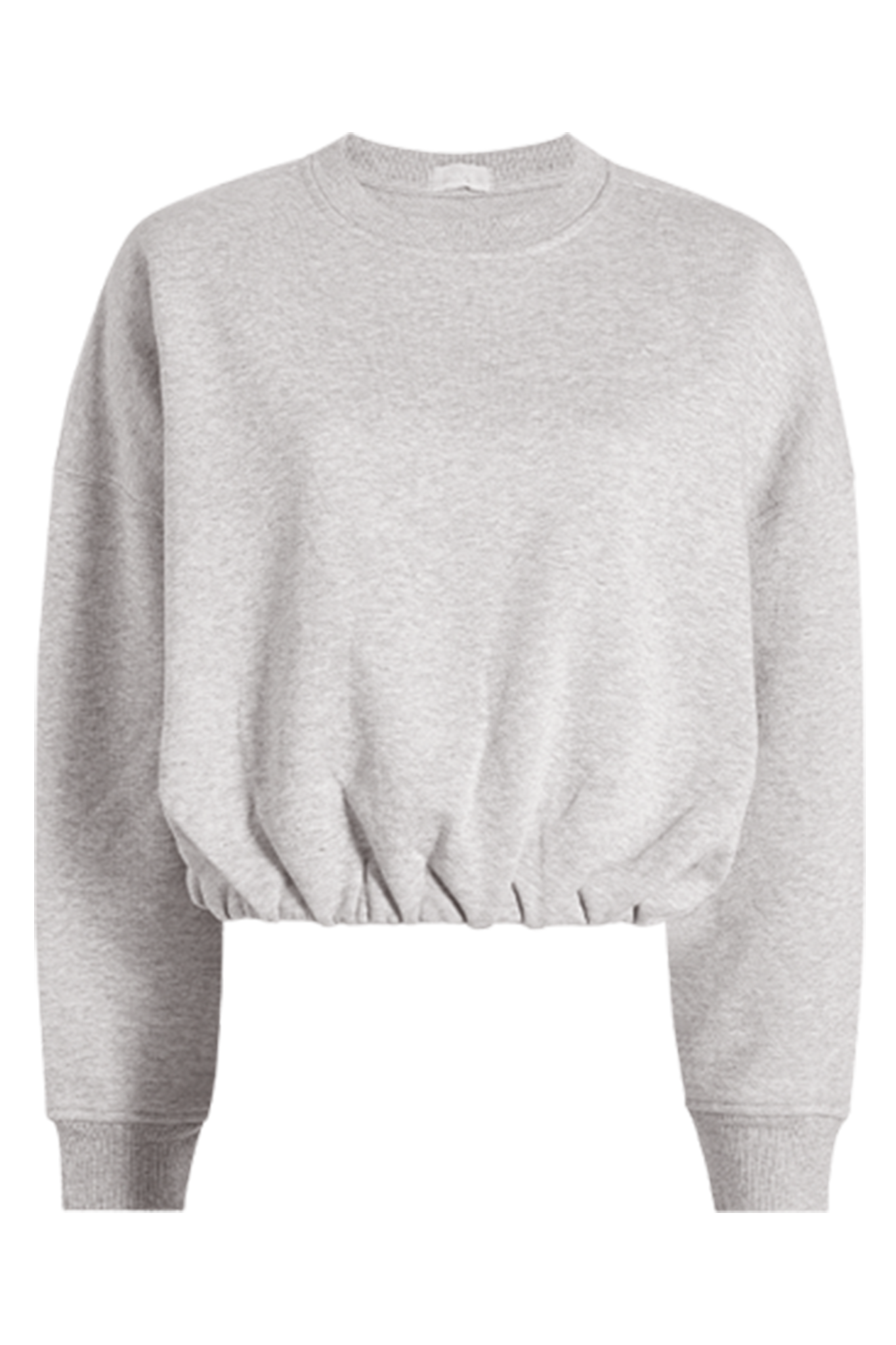 Vintage Fleece Cinch Waist Sweatshirt | Heather Grey