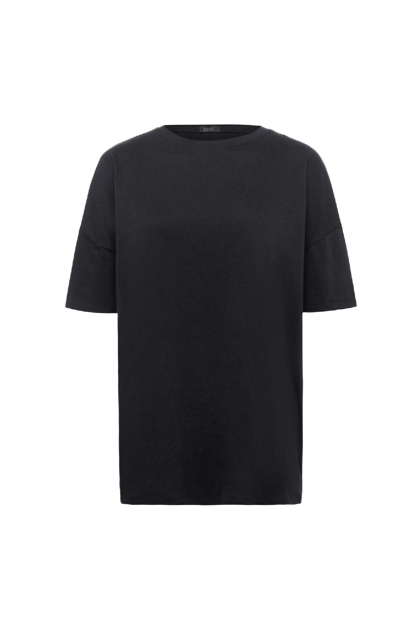 Soft Cotton Oversized Tee | Black