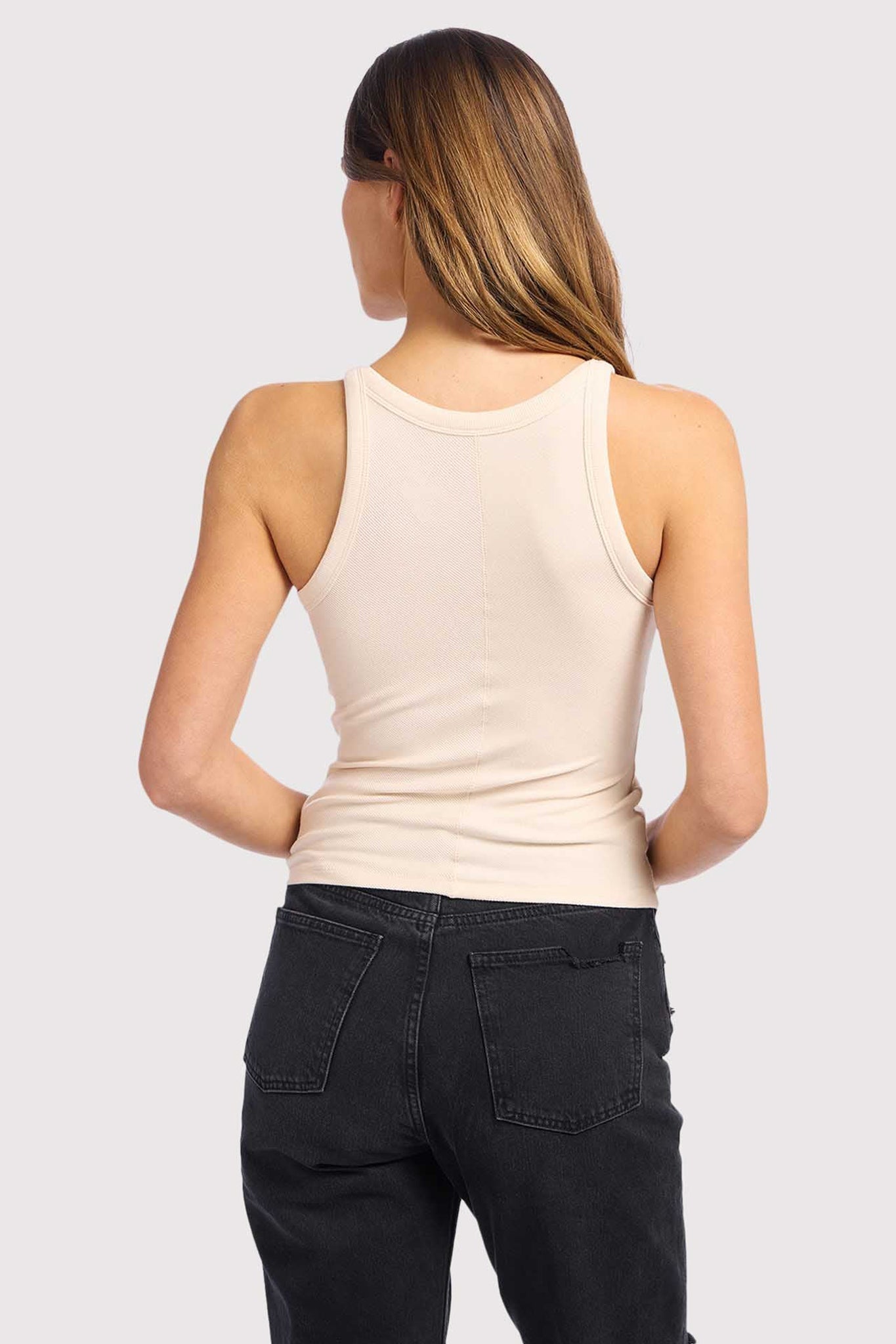 Slinky Rib Racer Tank | Bone