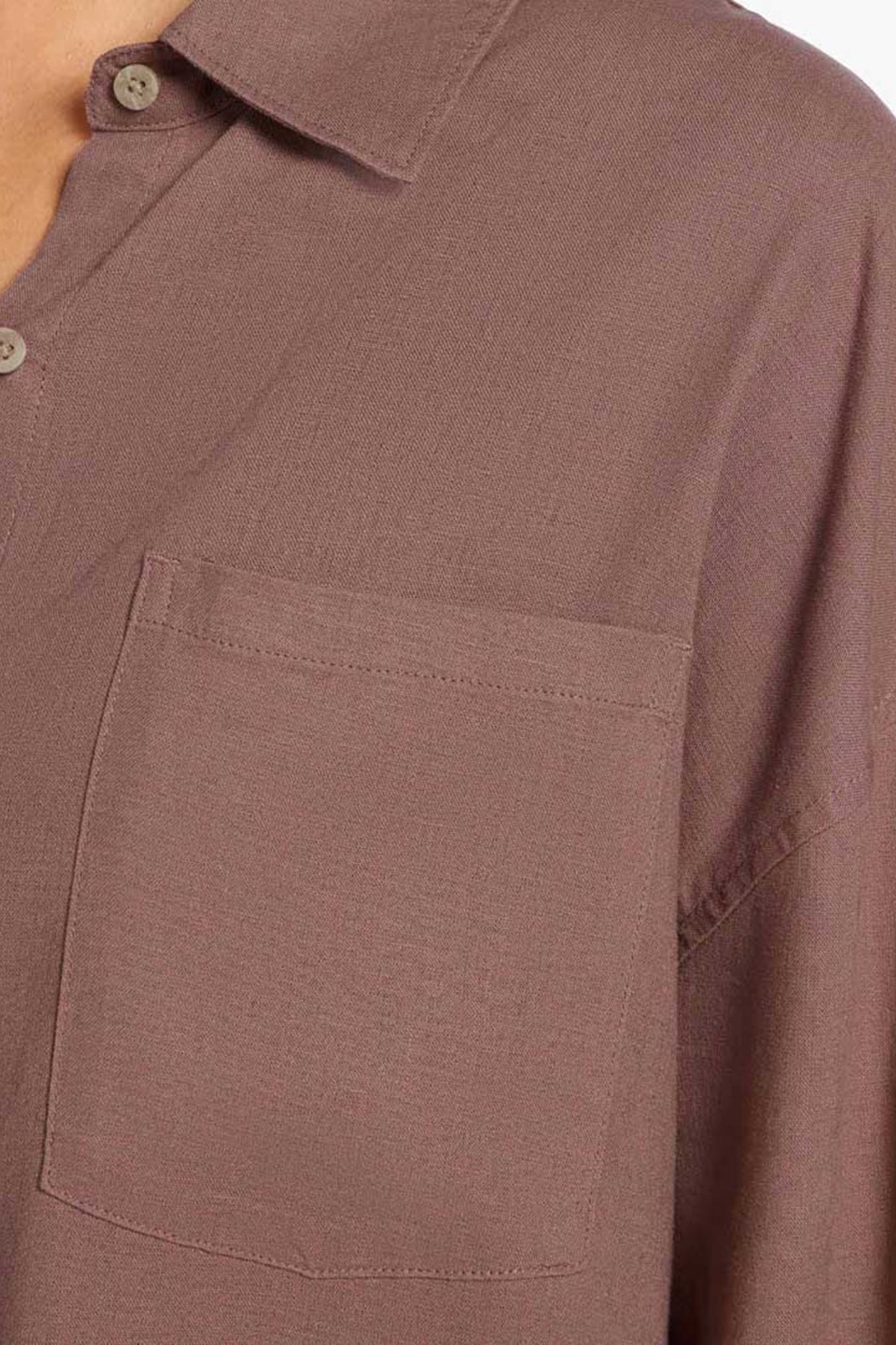 Linen Boyfriend Shirt | Malt
