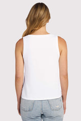Soft Cotton Everyday Tank | White