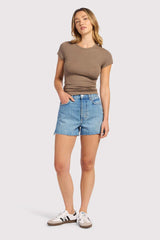 A-Line Vintage Cut-Off Short | Addison