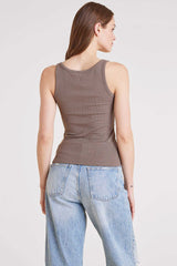 Slinky Rib Tank | Mocha