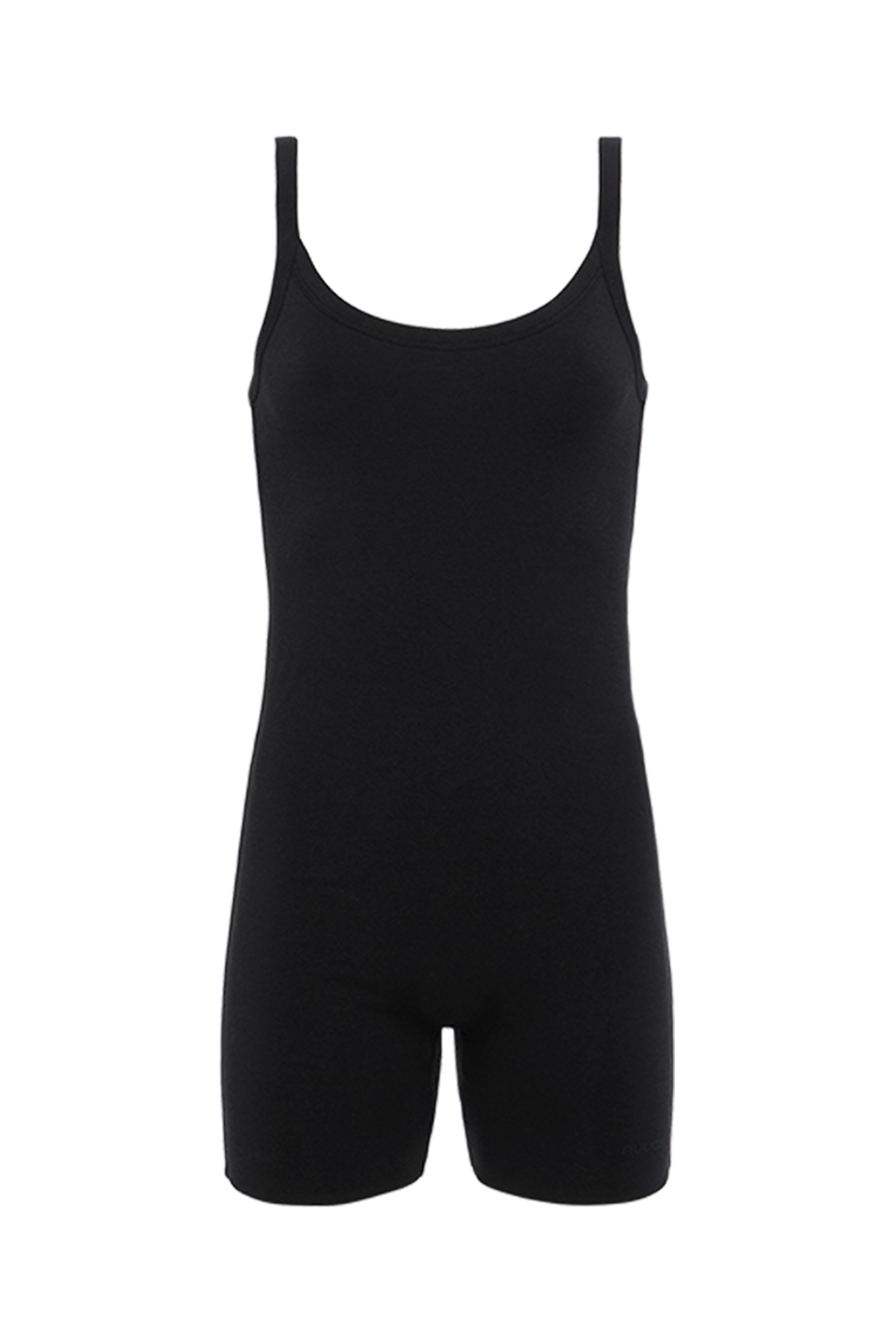Cotton Stretch The Romper | Black