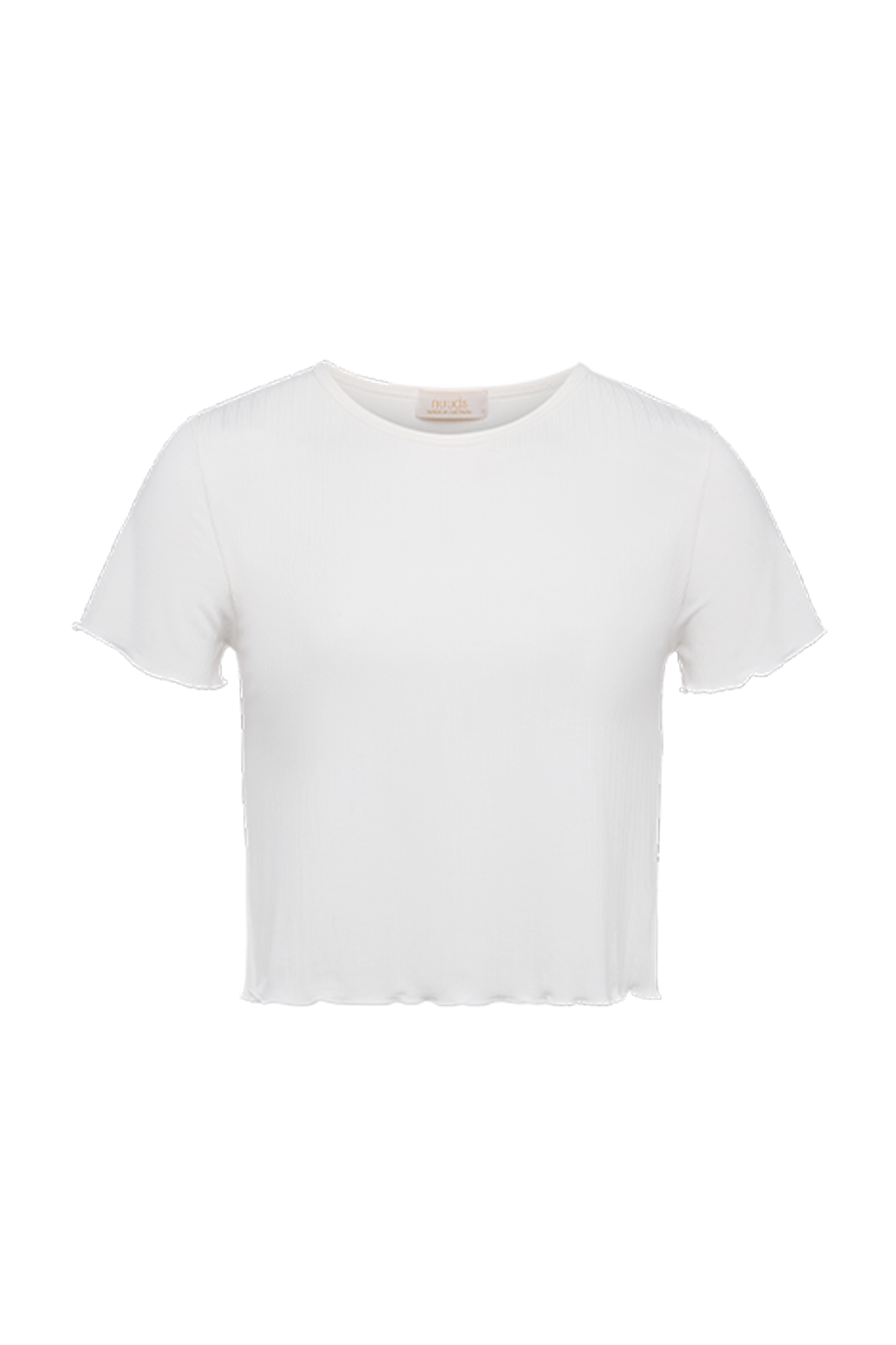 Mini Rib Tee | Pearl
