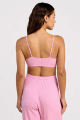 Mini Rib Bralette | Bubblegum Pink