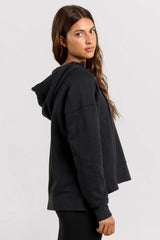 Vintage Fleece Downtime Quarter-Zip | Black