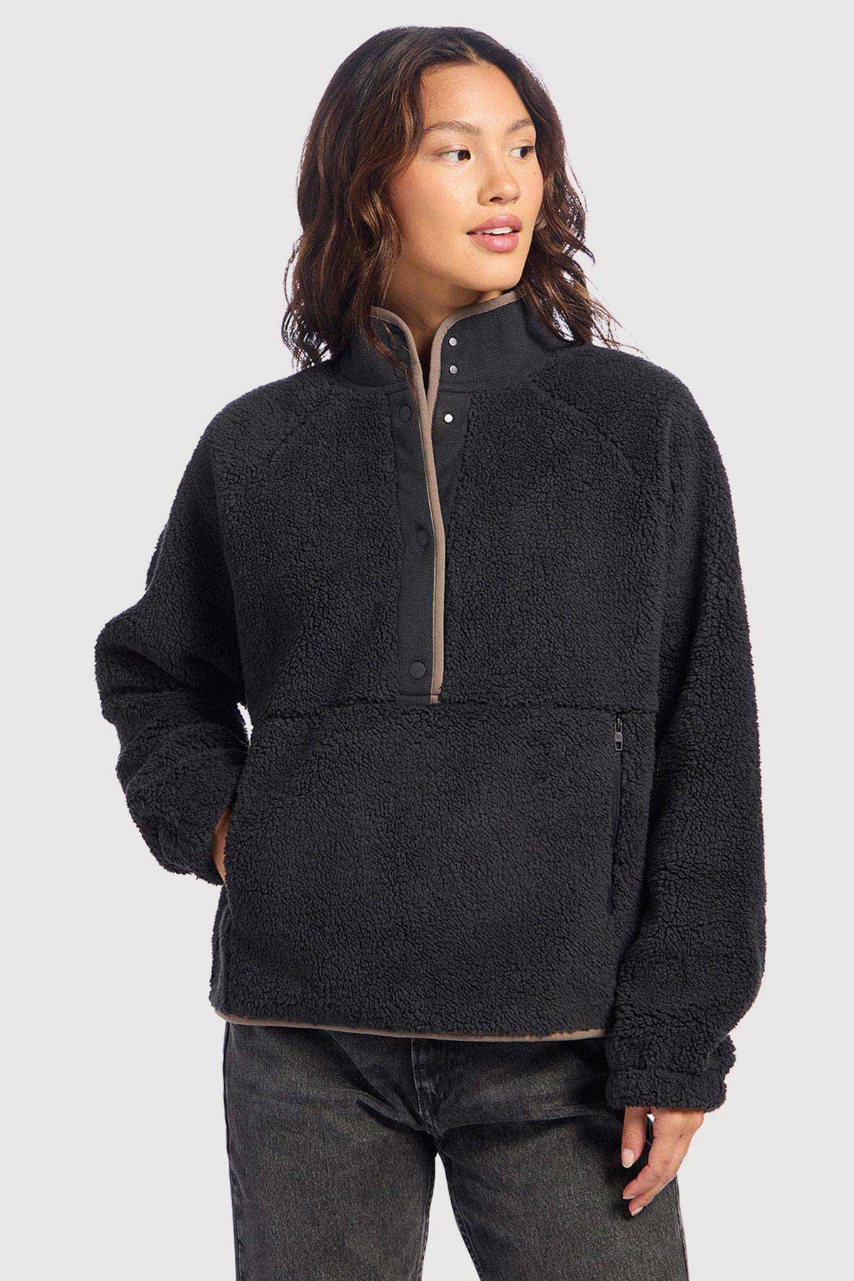 Summit Sherpa Pullover | Black