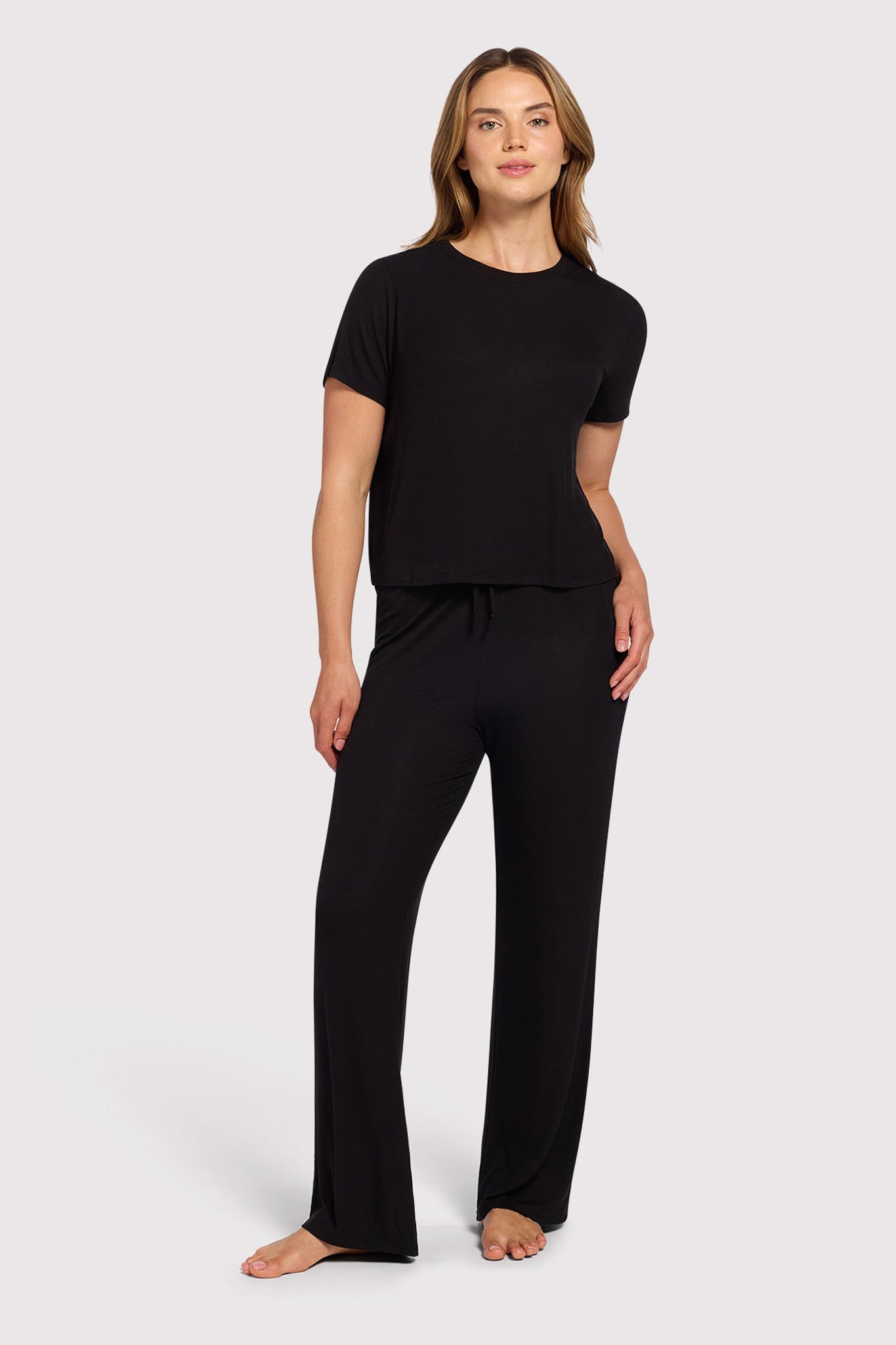 Ribbed Pajama Set