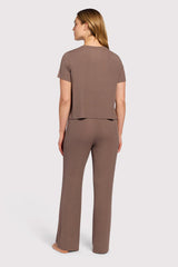 Ribbed Pajama Set | Mocha