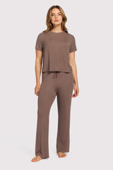 Ribbed Pajama Set | Mocha