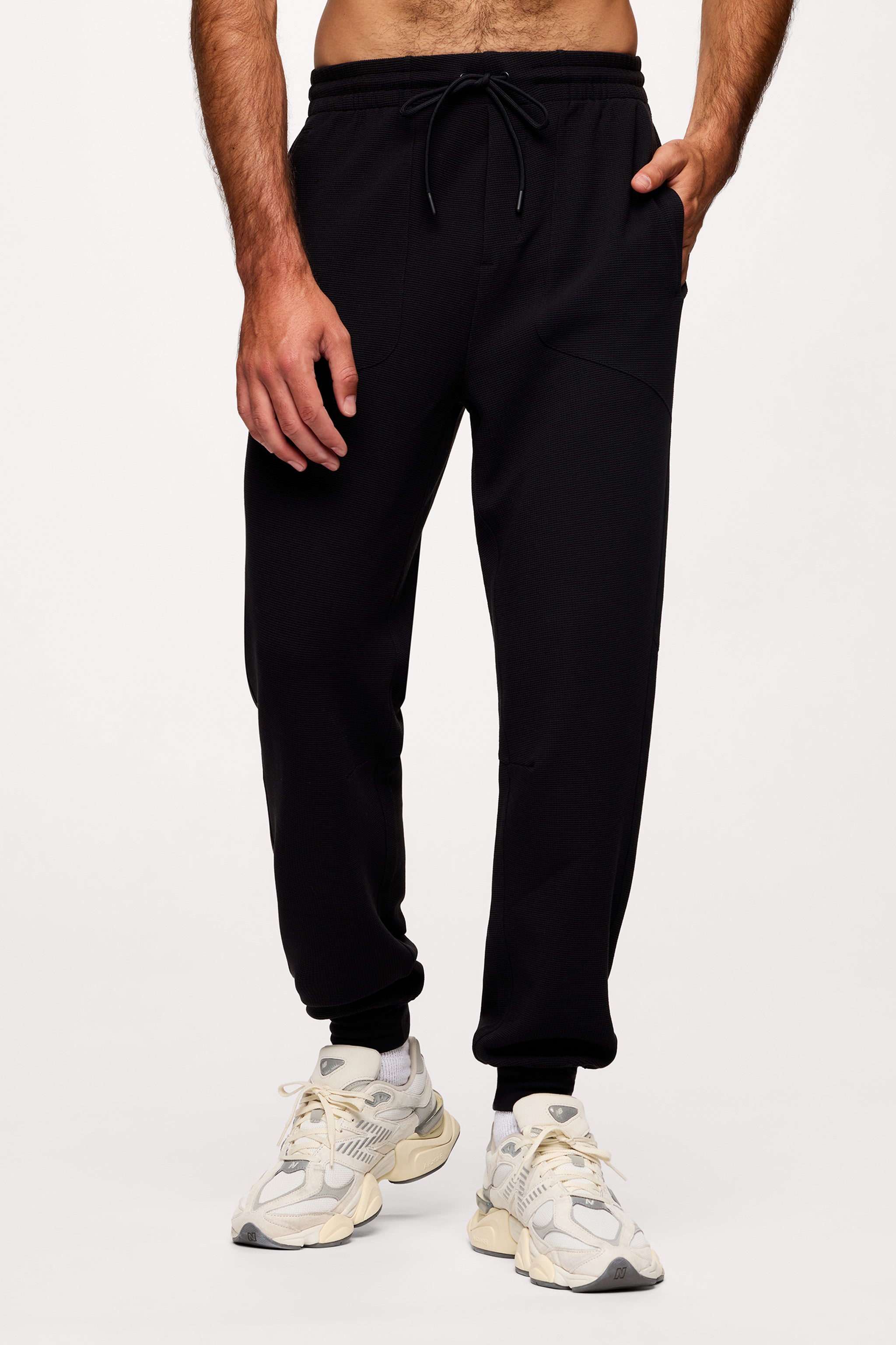 Performance Waffle Jogger | Black
