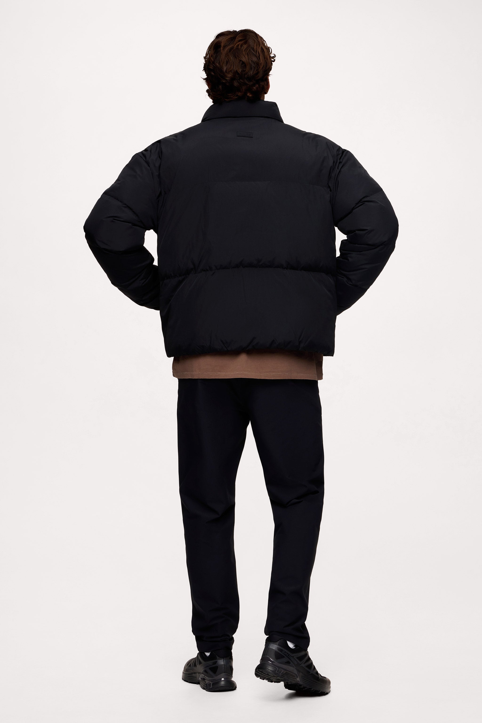 Men's Peak Puffer Jacket | Black