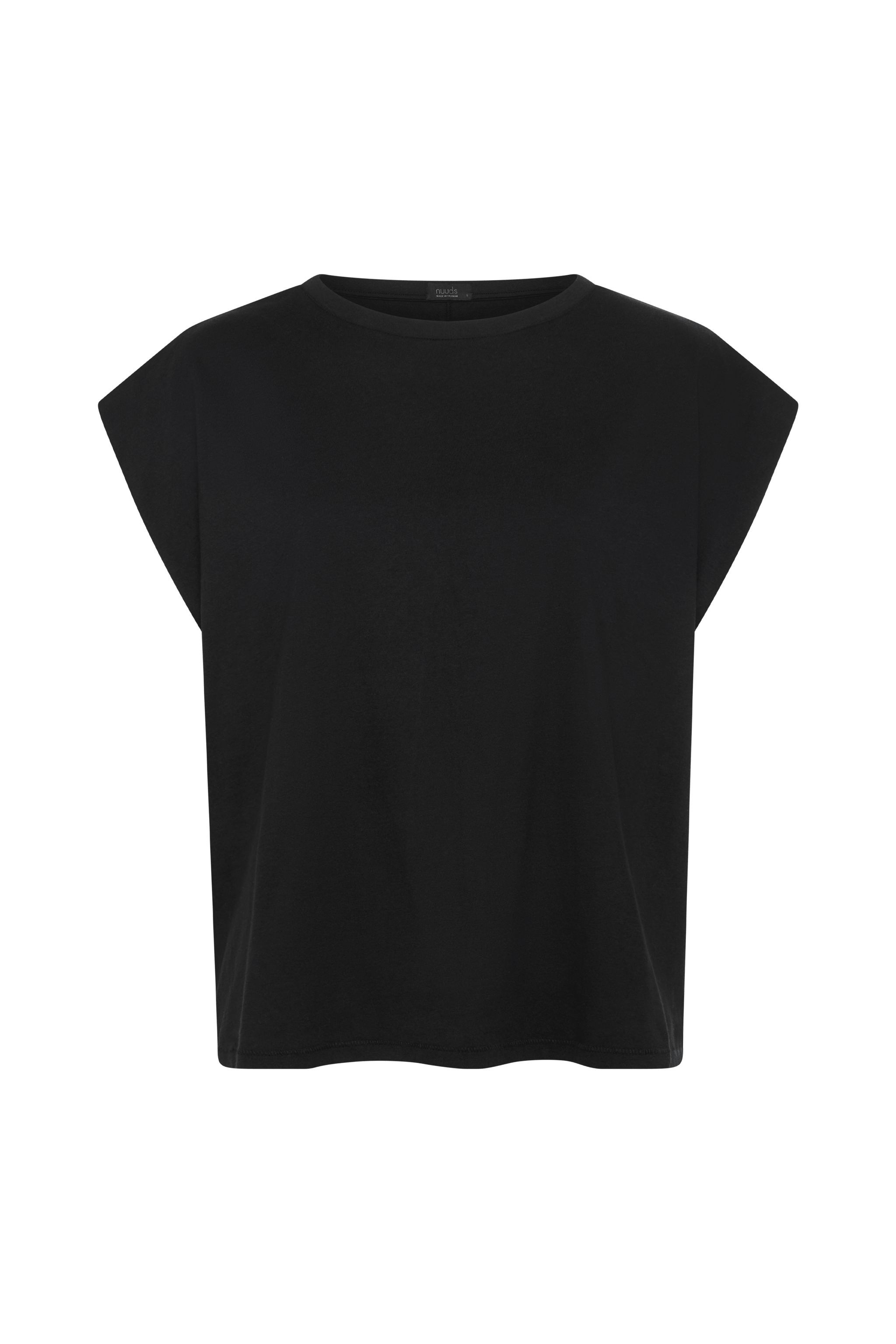 Soft Cotton Muscle Tee | Black