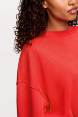 Vintage Fleece Cinch Waist Sweatshirt | Hibiscus