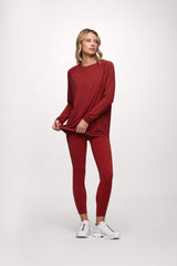 Featherweight Active Long Sleeve Shirt | Scarlet