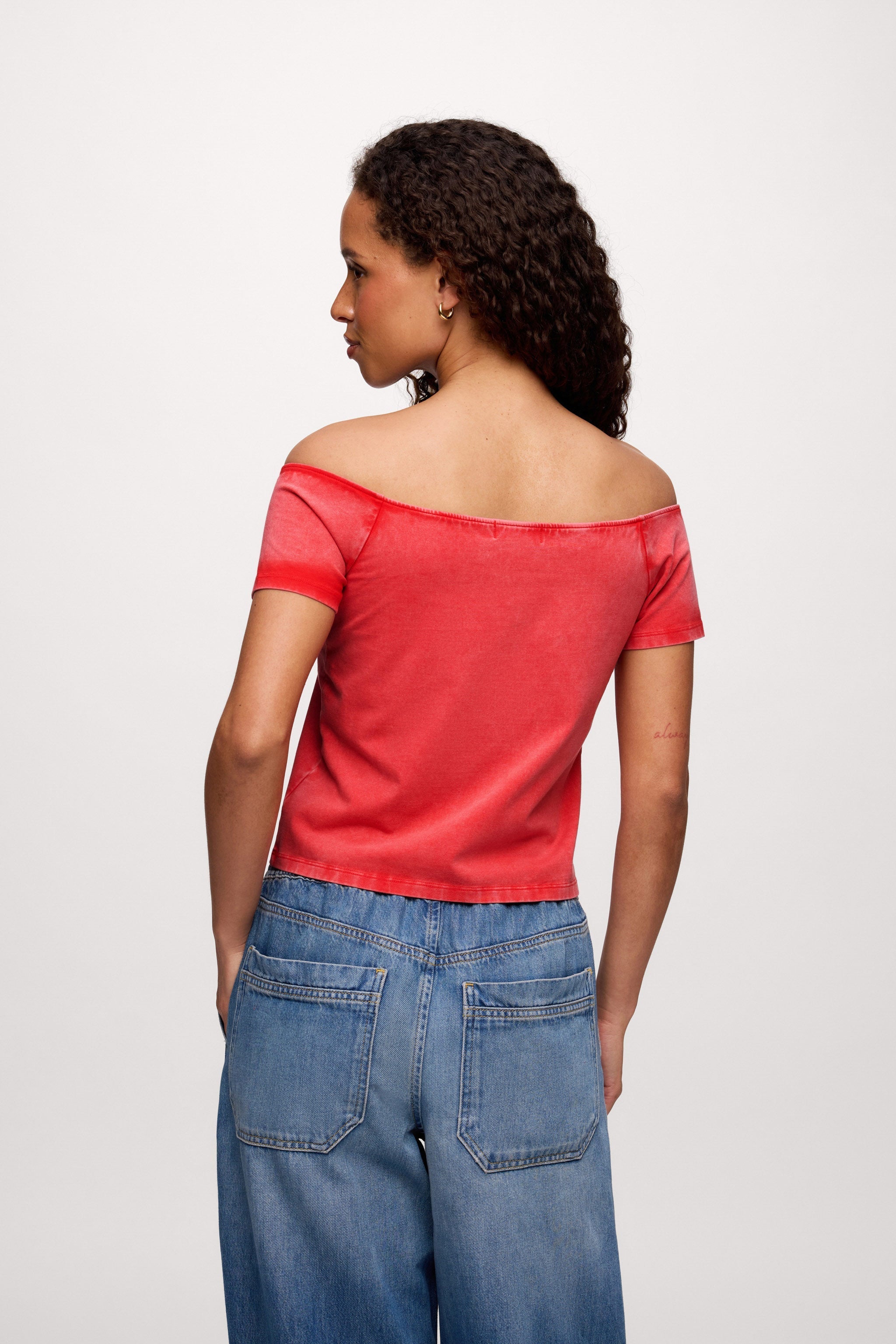 Ease Tee | Washed Hibiscus