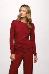Slinky Jersey Lounge Set | Scarlet