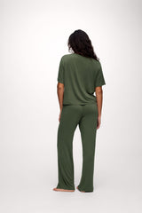Pajama Set | Darkest Olive