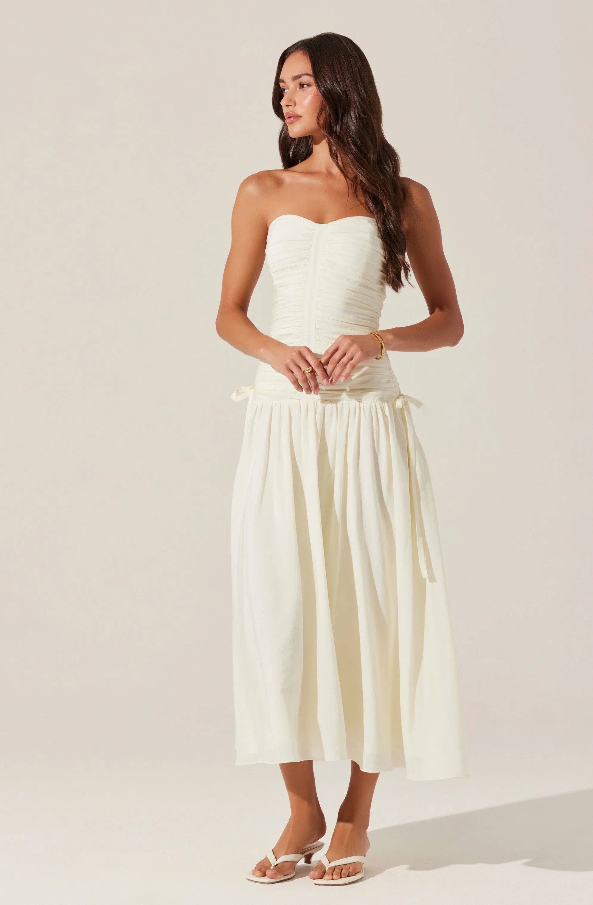 Lbruh Zori Strapless Maxi Dress