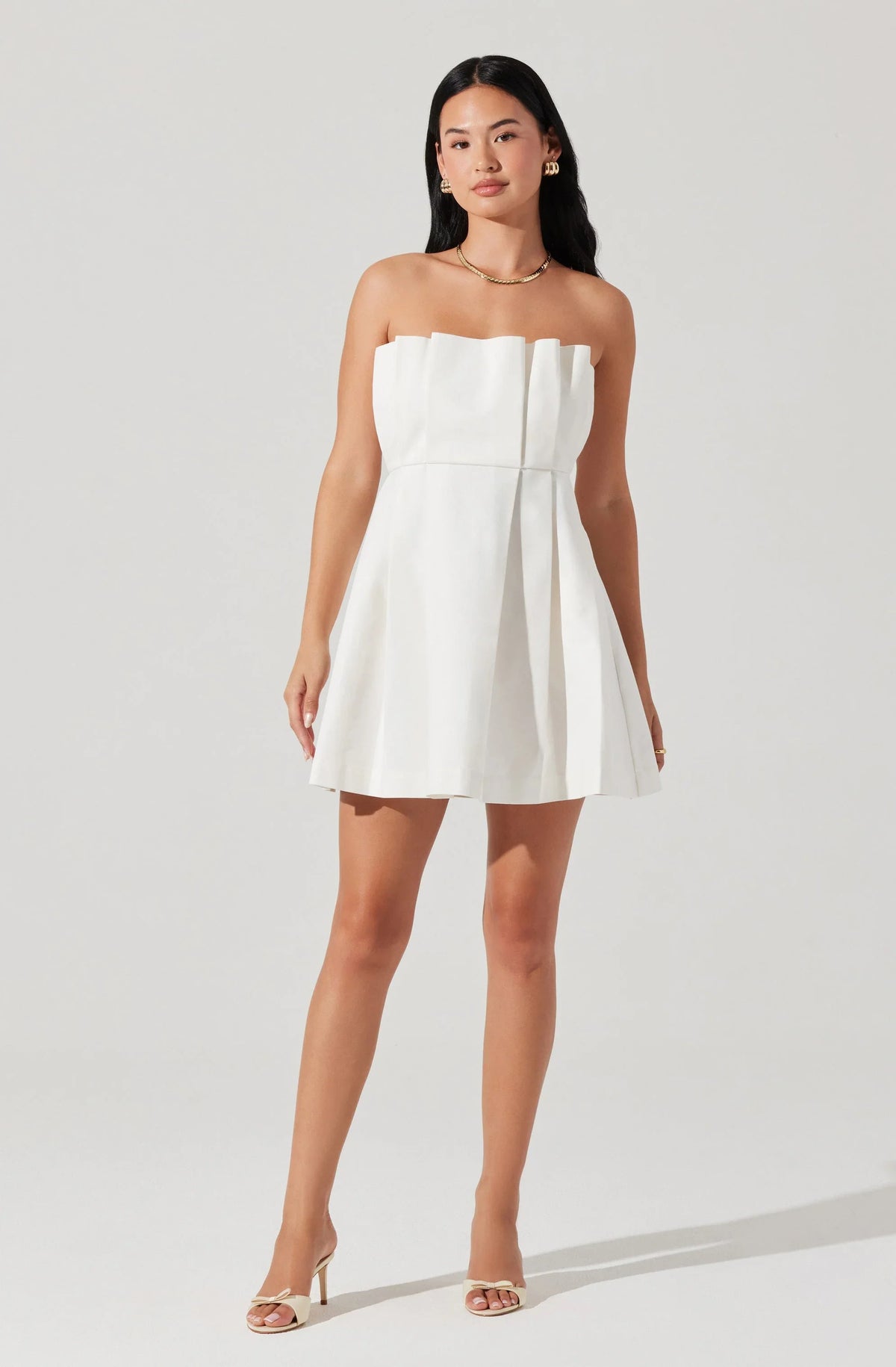 Lbruh Clemira Pleated Mini Dress