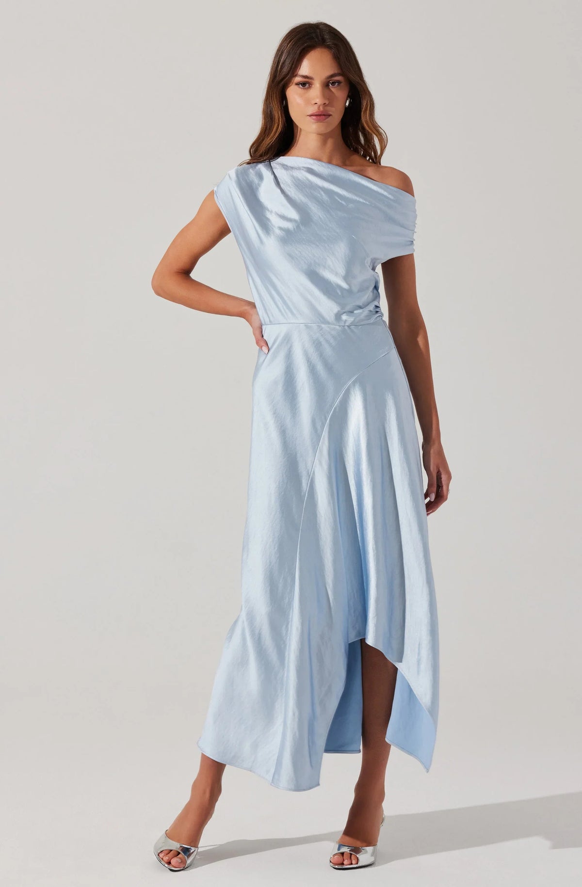 Lbruh Mairyn Satin Midi Dress