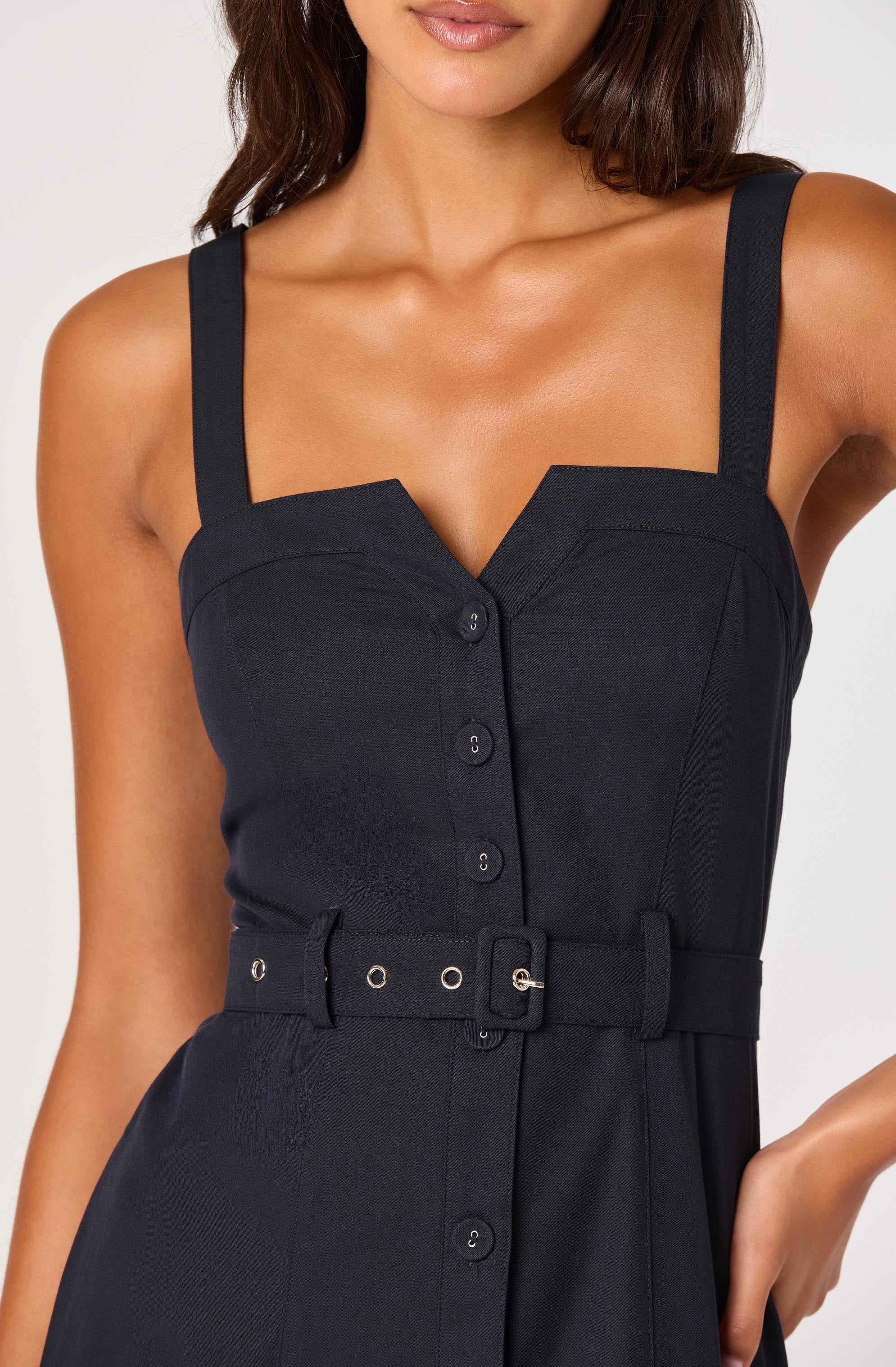 Inixyf McKinley Button-Front Midi Dress