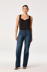Inixyf Maddison Scalloped Crochet Trim Tank