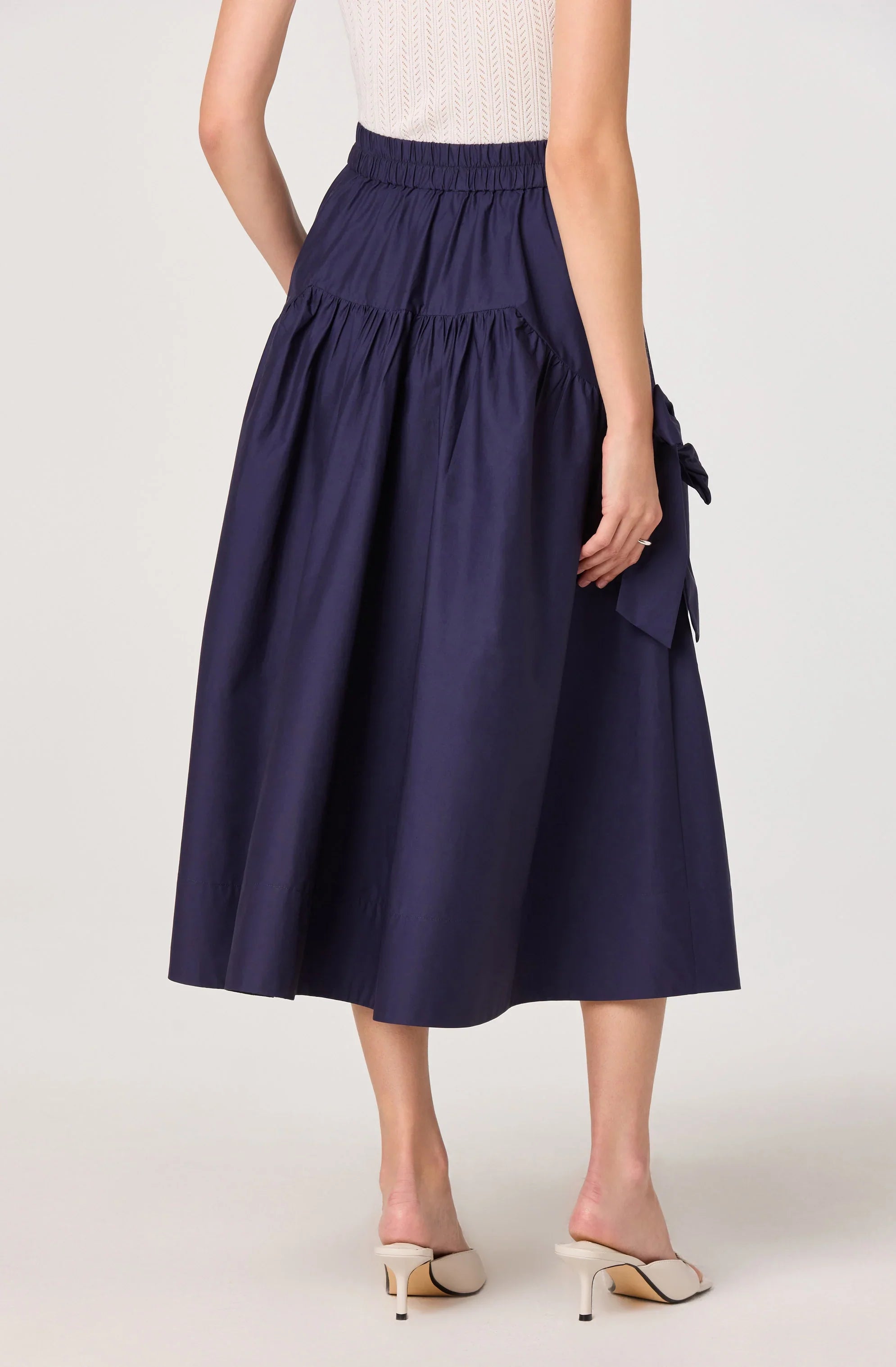 Inixyf Lylah Bow Midi Skirt