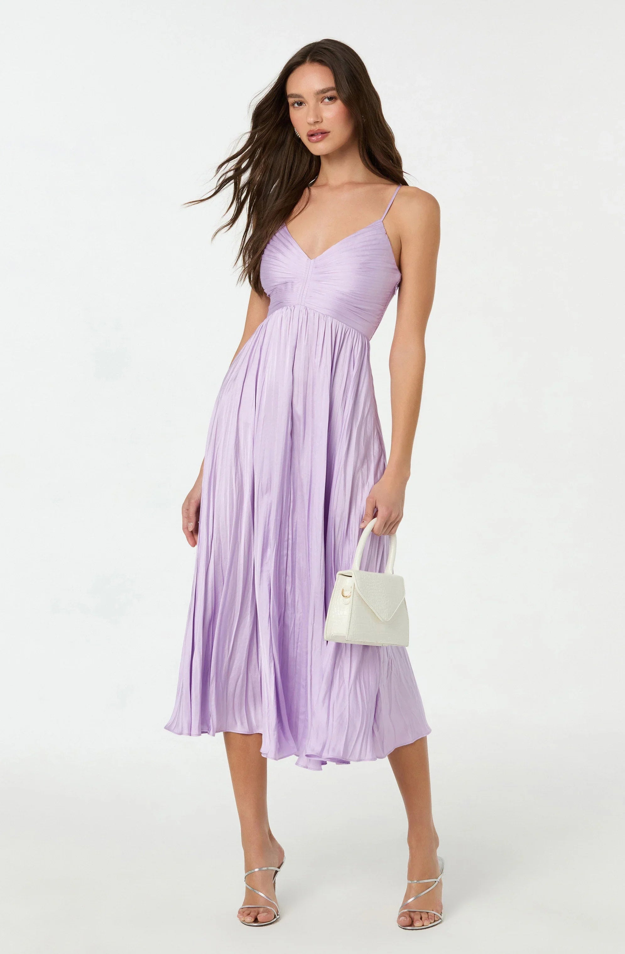 Inixyf Maeve Pleated Midi Dress