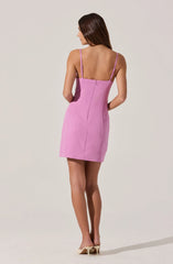 Lbruh Bow Detail Bustier Mini Dress