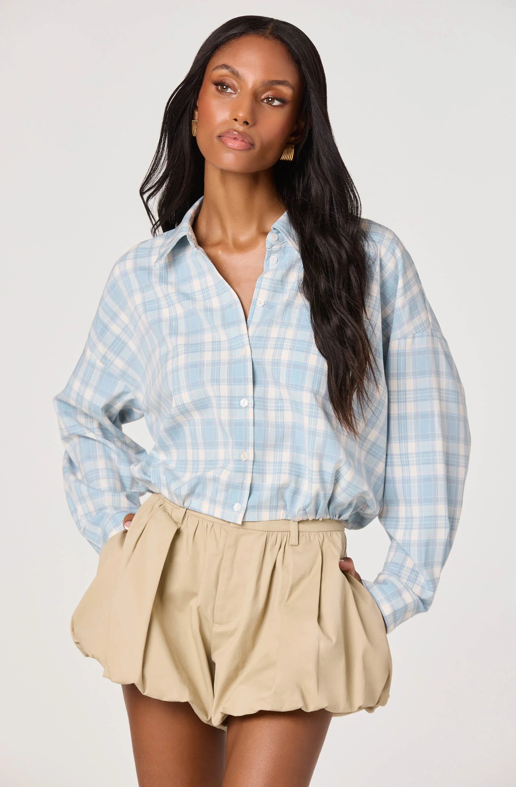 Inixyf Jensen Plaid Button-Down Shirt