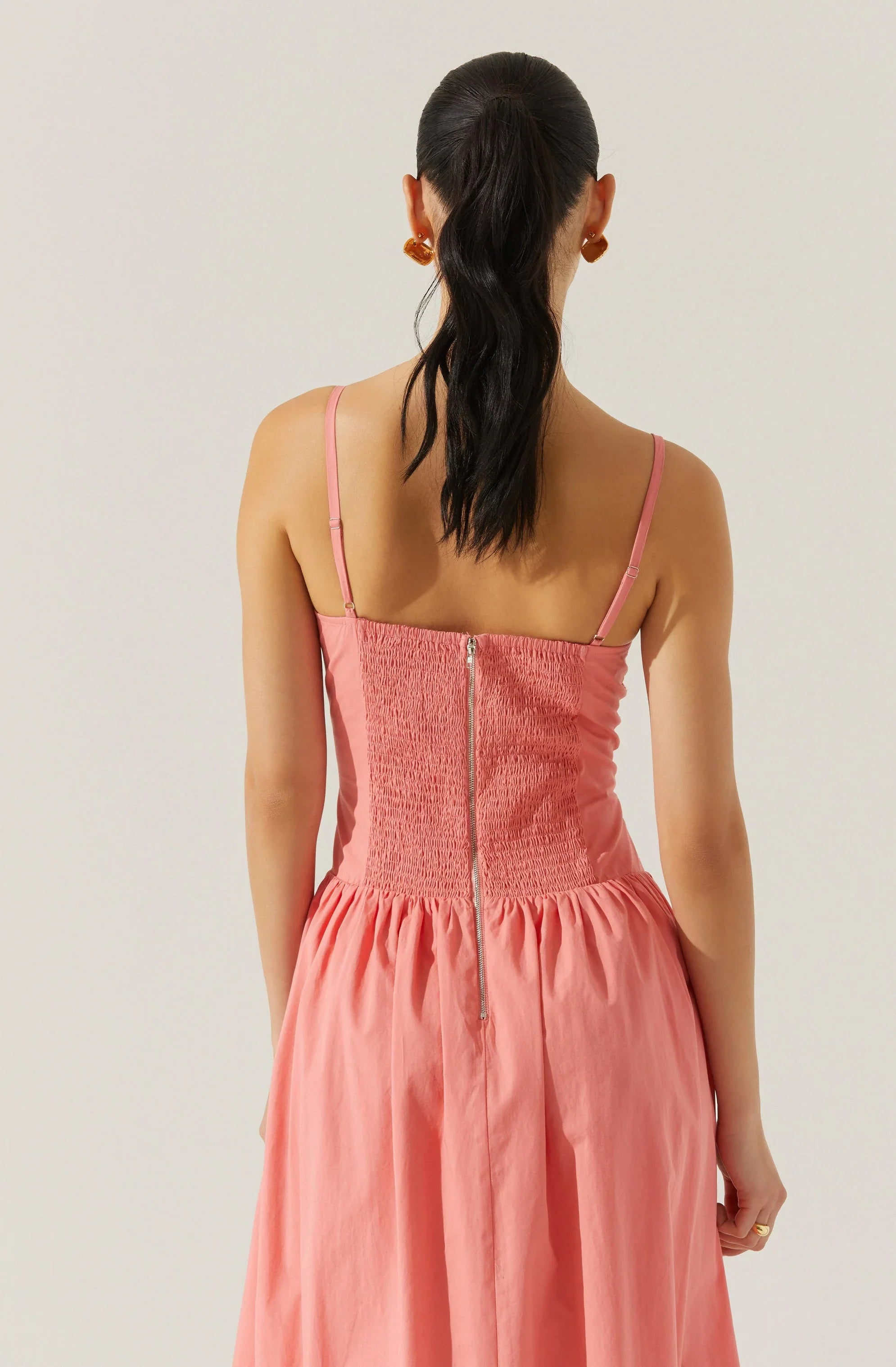 Lbruh Nathalia Eyelet Midi Dress