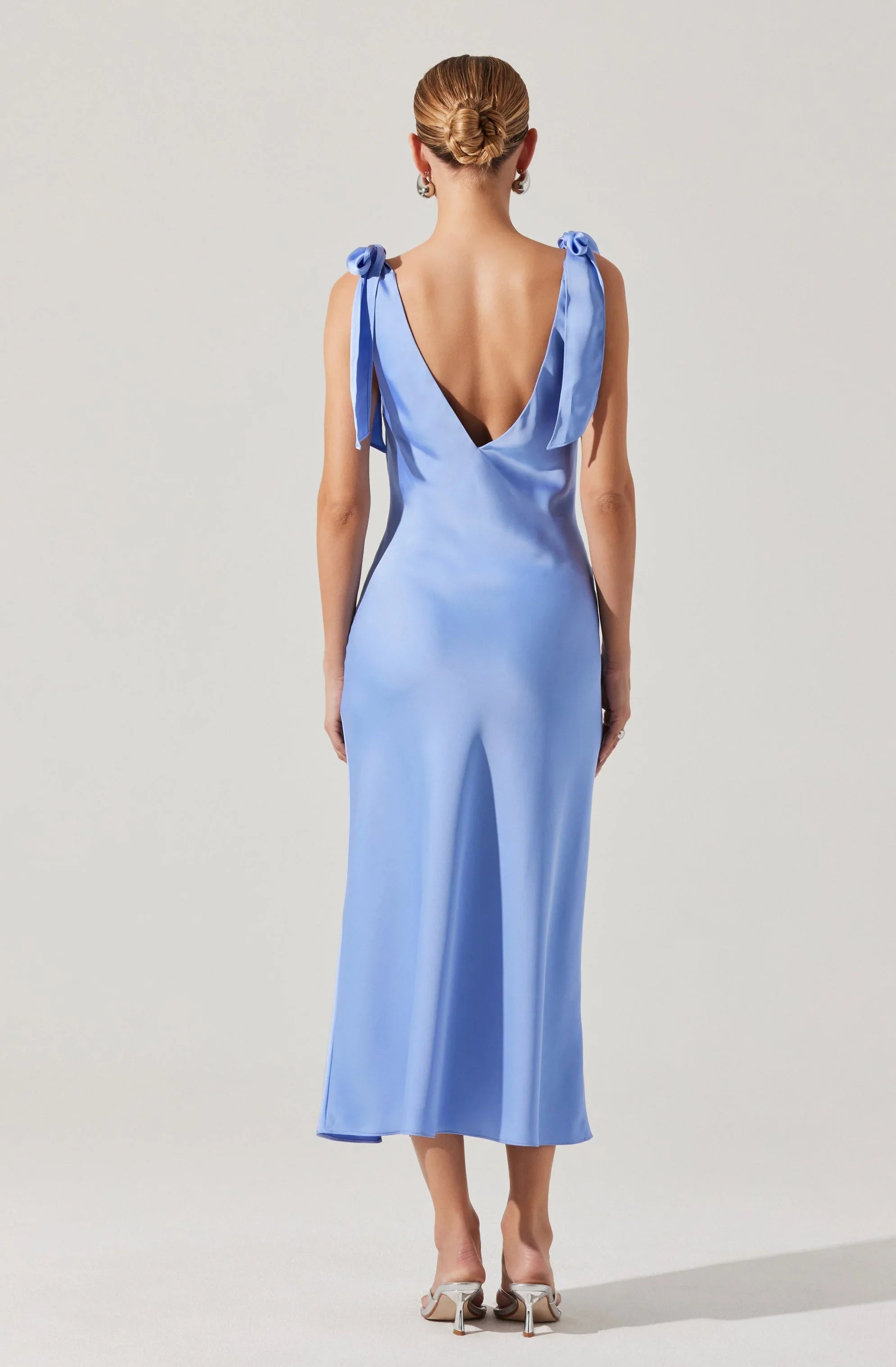 Lbruh Allexina Satin Midi Dress