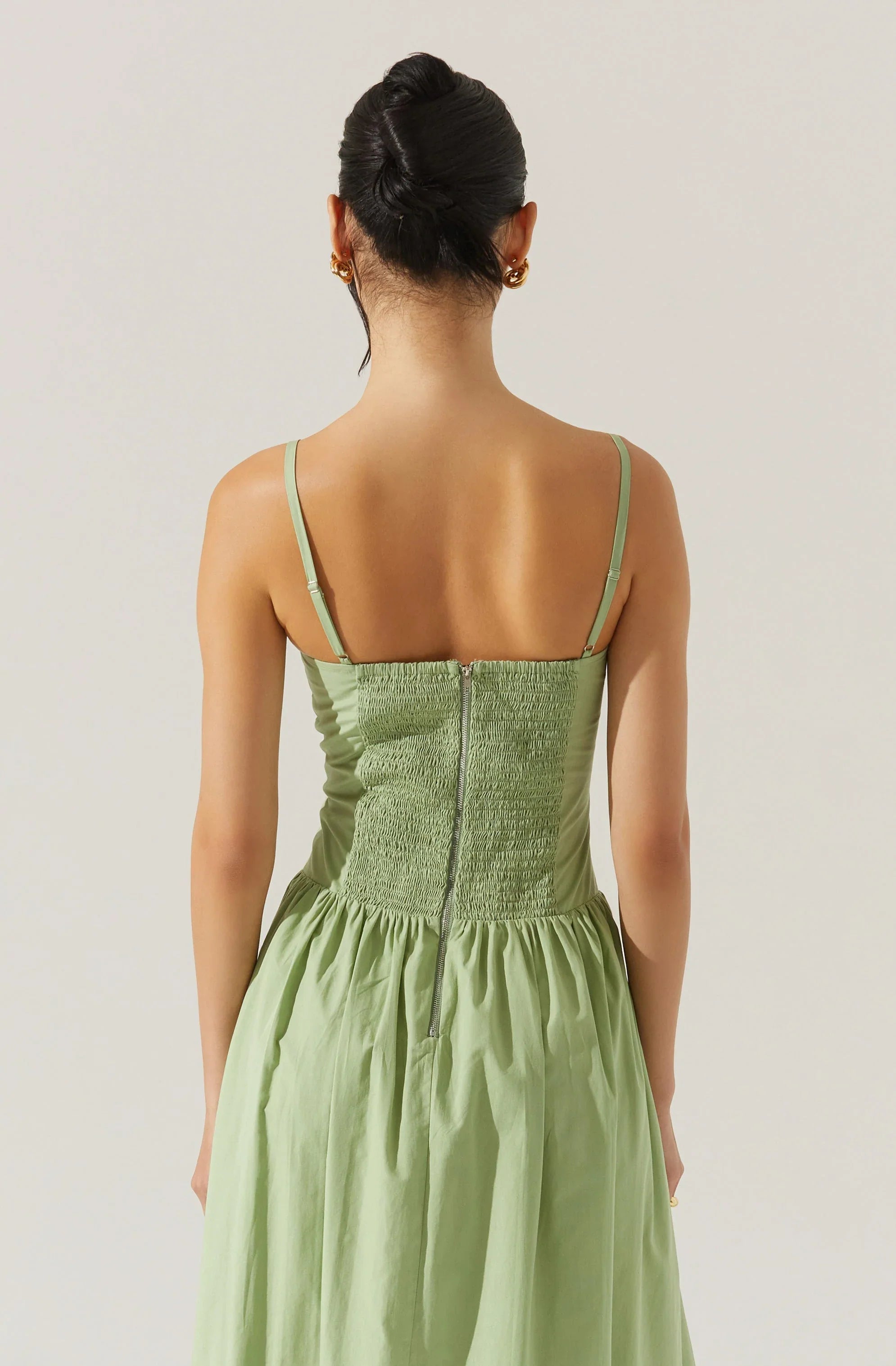 Lbruh Nathalia Eyelet Midi Dress