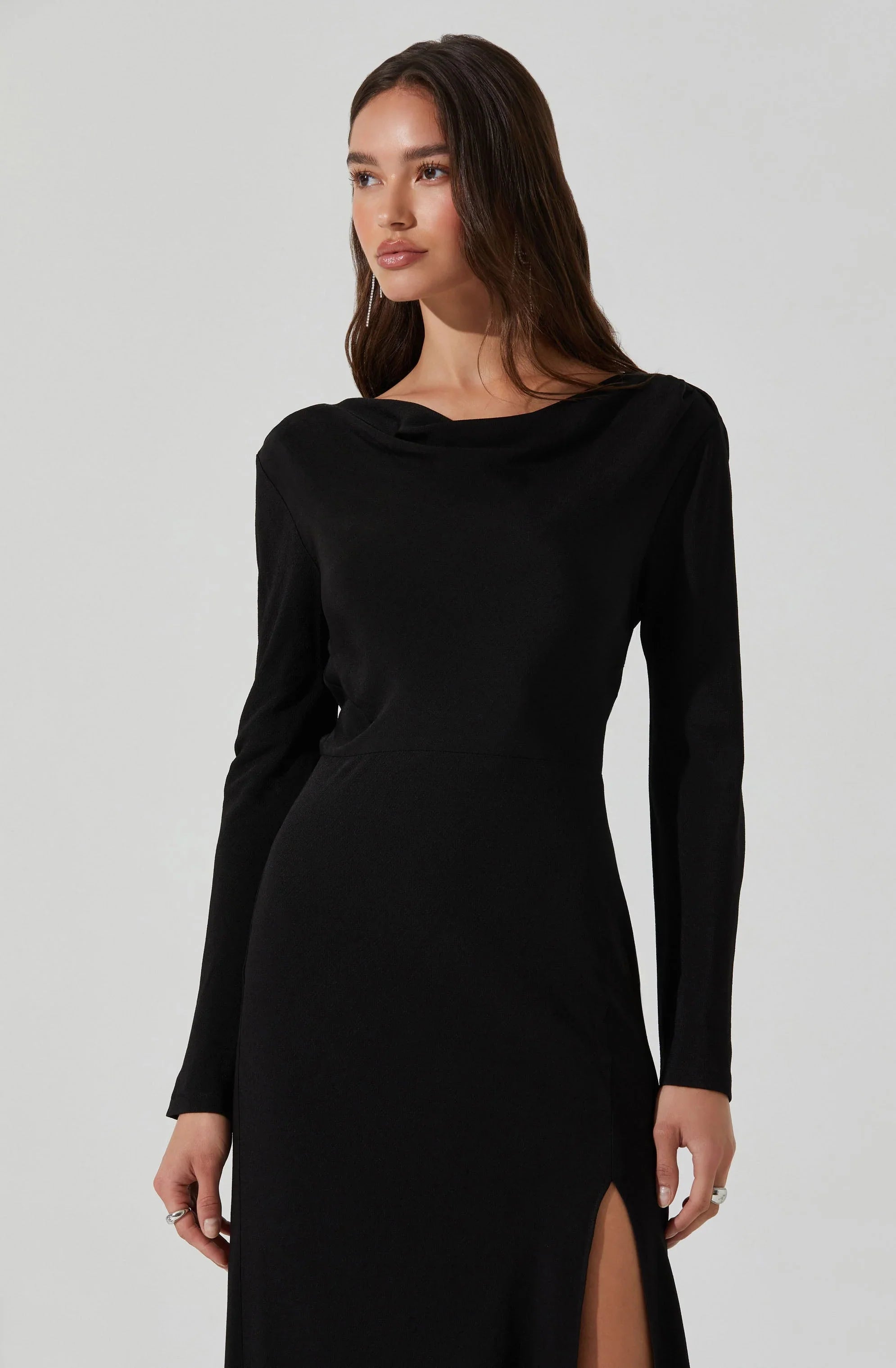 Lbruh Decima Cowl Neck Maxi Dress