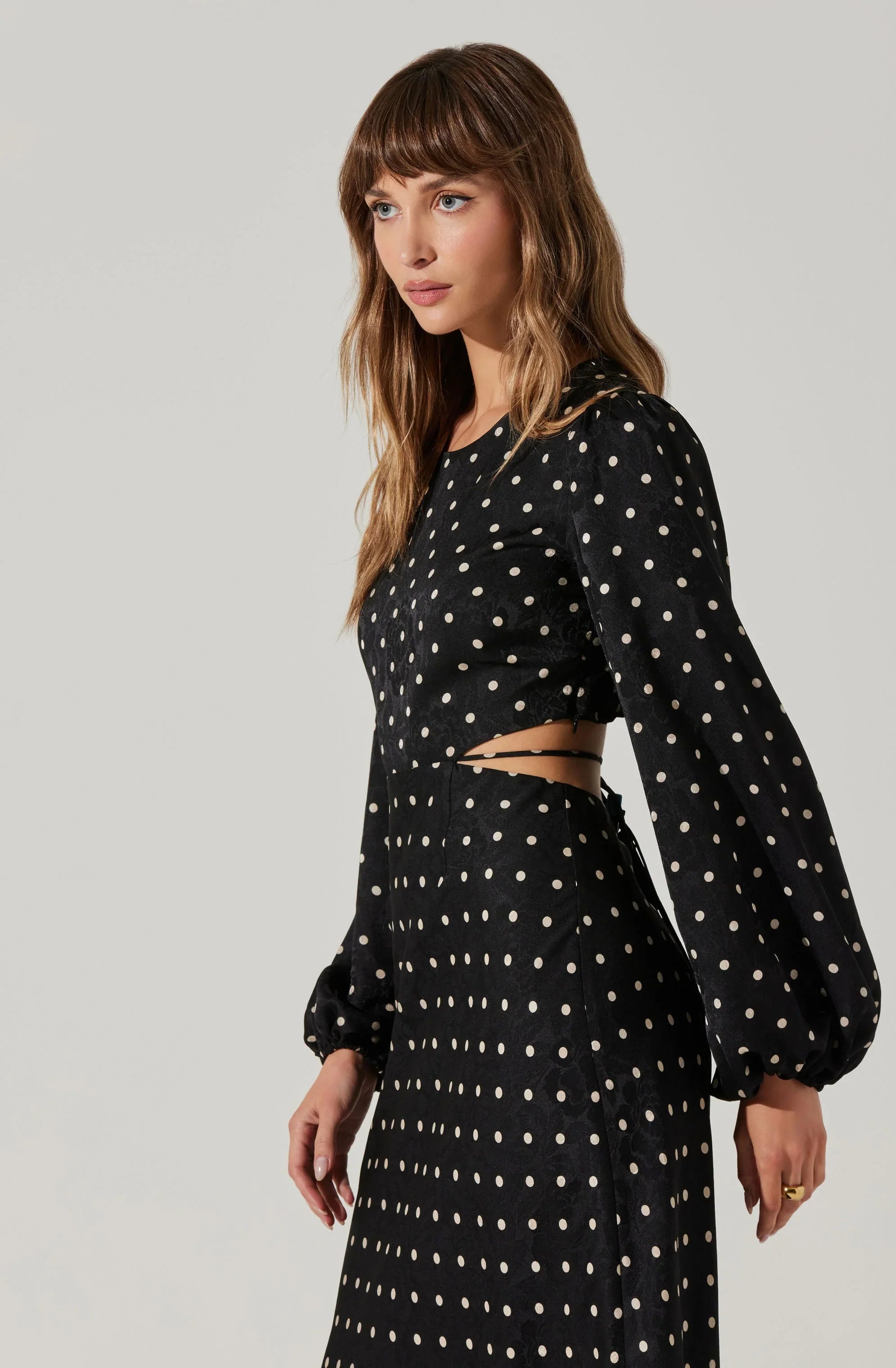 Lbruh Quinn Floral Cutout Maxi Dress