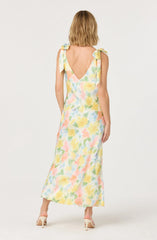 Lbruh Allexina Satin Cowl Neck Midi Dress